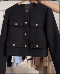 تصویر کت پاییزه آوا - مشکی / ۱(۳۶-۳۸) / 65 