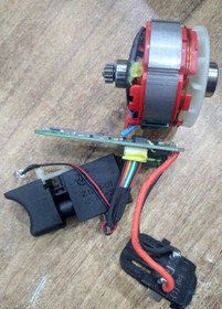 تصویر کلید برد دریل شارژی براش لس ۲۴ ولتی 