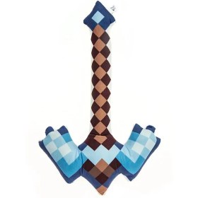 تصویر عروسک پولیشی کلنگ الماس Diamond pickaxe از ماینکرفت Minecraft 