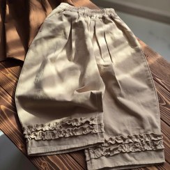 تصویر شلوار بگ کتان 