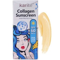 تصویر کرم ضد آفتاب حاوی کلاژن SPF60 کاریته Karite Collagen Sunscreen SPF60