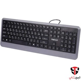 تصویر کیبورد باسیم هترون مدل HK248 Hatron HK248 Wired Keyboard