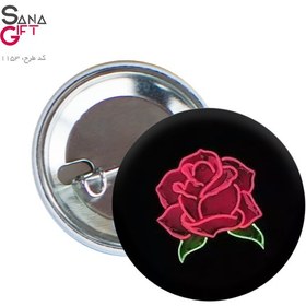 تصویر پیکسل طرح گل رز 