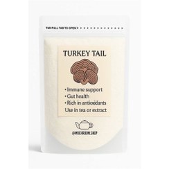 تصویر پودر قارچ دم بوقلمون 