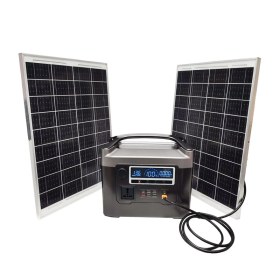تصویر پکیج پاور استیشن خورشیدی اضطراری قابل حمل مدل 600W-220v 