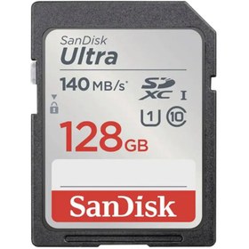 تصویر کارت حافظه SD سن دیسک ظرفیت 128 گیگابایت - سرعت 140 RAM SD sandisk 128GB 140