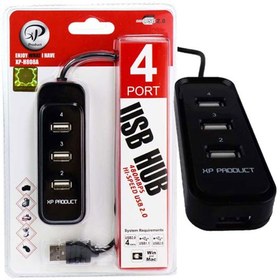 تصویر هاب 4 پورت 2.0 USB ایکس پی پروداکت XP-H808 USB Hub 2.0 XP-H808 4 Ports XP-Product