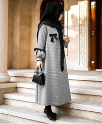 تصویر عبای زنانه مدل شنل سفارشی جنس ریما پاییزه 