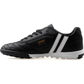 تصویر کفش‌ فوتبال مردانه مشکی مدل 13258 برند jump 13258 Black Men's Football Shoes