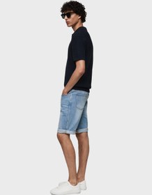 تصویر شلوارک جین ضروری برند mango man Essential Denim Shorts