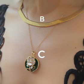 تصویر گردنبند میناکاری 