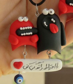 تصویر آویز ماشین طرح گاز 