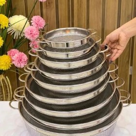 تصویر ست آبکش استیل ۹ پارچه یونیک 