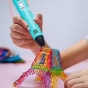 تصویر قلم سه بعدی بنفش 