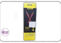 تصویر کابل Aux کنفی برند ریمکس طول 1 متر Remax brand hemp Aux cable, length 1 meter