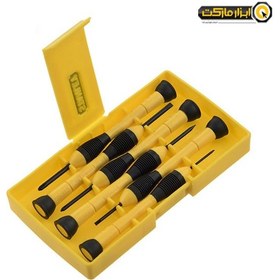 تصویر مجموعه 6 عددی پیچ گوشتی ساعتی استنلی مدل STHT66052-8 Stanley STHT66052-8 Precision Screwdriver Set 6PCS