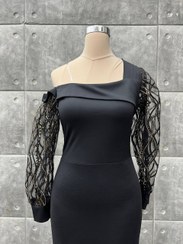 تصویر ماکسی یاسمن سایز ۳۸ تا ۵۲ رنگ بنفش و زرشکی 