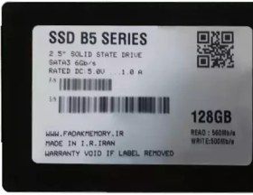 تصویر اس اس دی 128 گیگابایت 2.5 اینچ SATA فدک مدل B5 SEREIS FDK B5 SEREIS 2.5 inch SATA 3.0 128GB