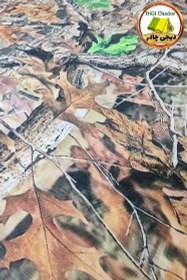تصویر پارچه چادر مسافرتی نانو برزنت ضخیم ضد آب عرض ۱۶۰ جنگلی 