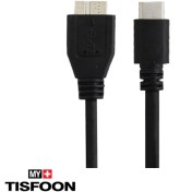 تصویر کابل هارد اکسترنال USB3 کی نت طول ۰٫۶ متر مدل K-CUBMC3006 