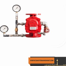تصویر شیر یکطرفه آتشنشانی سیستم تر به همراه متعلقات دویار( WET ALARM CHECK VALVES DUYAR) مدل 4010-Y 