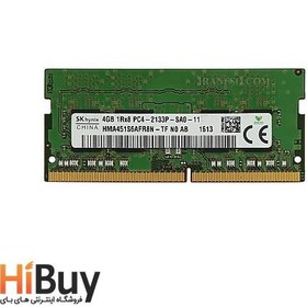 تصویر رم لپ تاپ 4 گیگ Hynix DDR4-2133 MHZ 1.2V شش ماه گارانتی 