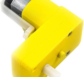 تصویر آرمیچر گریبکس پلاستیکی زرد رایت Gearbox dc تک شافت1A48 