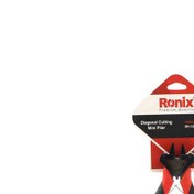 تصویر انبر سیم چین رونیکس مدل RH-1204 سایز 4.5 اینچ Ronix RH-1204 Diagonal Pliers 4.5 Inch