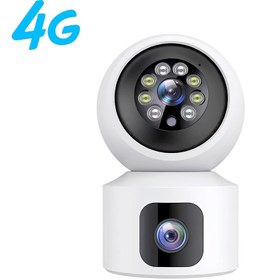 تصویر دوربین مداربسته تحت شبکه سیمکارت خور دو لنز 4مگاپیکسل مدل SQ001-4G SQ001-4G CAMERA