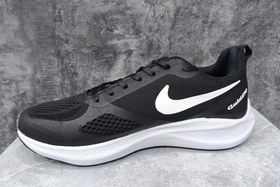 تصویر کفش سایز بزرگ مردانه مشکی نایک کفی سفید - ۴ nike black-white big shoes