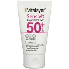 تصویر فلوئید ضد آفتاب بی رنگ ویتالیر spf 50 مناسب پوست های حساس حجم 50 میلی لیتر - ضد آفتاب صورت مدل فلوئید ضد آفتاب بی رنگ ویتالیر spf 50 مناسب پوست های حساس حجم 50 میلی لیتر حساس SPF 50 حجم 50 میل برند ویتالایر -