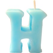 تصویر شمع دل حروف رومی طرح H 