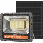 تصویر پروژکتور خورشیدی 400 وات پنل جدا Solar light flood max 400 w