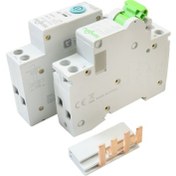 تصویر فیوز مینیاتوری هوشمند تک فاز 32 آمپر Tongou با کلید کنترلی و قابلیت کنترل از طریق Wifi 