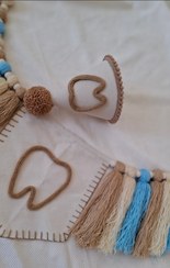 تصویر ست دندونی - کرم.آبی.نسکافه ای 