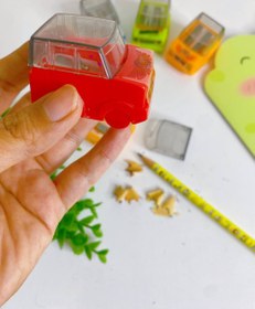 تصویر مداد تراش ماشین - سبز 