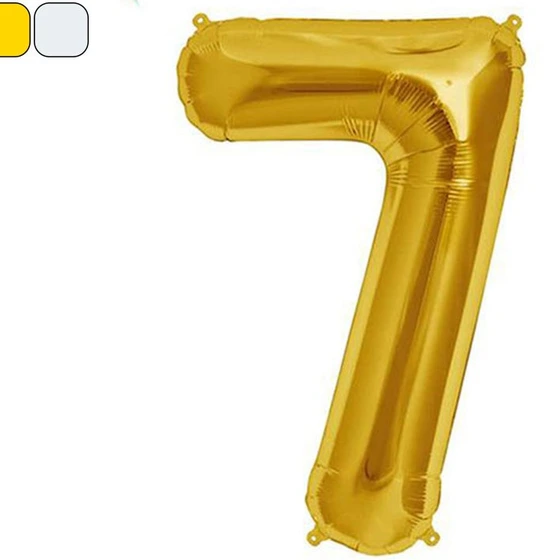 خرید و قیمت بادکنک فویلی طرح عدد 7 | ترب