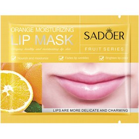 تصویر ماسک ورقه ای لب پرتقال سادور sadoer sadoer orange lip mask