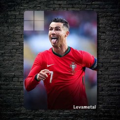 تصویر متال پوستر فوتبالی از کریس رونالدو Ronaldo Cr7 با کد A-113 