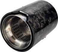 تصویر سر اگزوز BMW تک لول فورج کربن مدل M 