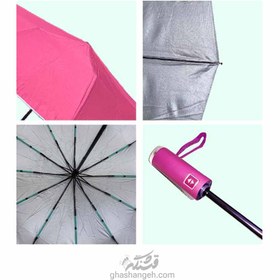 تصویر چتر بارونی سرخابی درخشان 