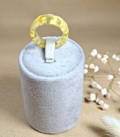 تصویر حلقه سنگی سیترین 