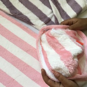 تصویر کلاه حمام هندی راه راه 