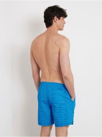 تصویر شورت شنا فاق نرمال طرح دار مردانه | گس Guess F4GT06WG2A2-P7OJ 