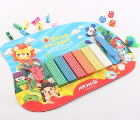 تصویر خمیر بازی 6 رنگ وکیومی آریا Arya 1024 Arya 1024 Play Dough 6 Colors