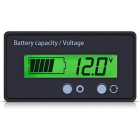 تصویر ماژول نمایشگر شارژ - ولتاژ و تستر انواع باتری 12-48 ولت روپنلی (12V-48V) 