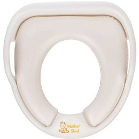 تصویر تبدیل توالت فرنگی سفید مادر شید Mother shid Mother Shid White Toilet Seat Conversion