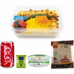 تصویر پک اکونومی چلو جوجه کباب ران 