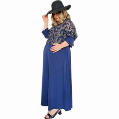 تصویر پیراهن مجلسی بارداری کار شده سایز ۴۰ و ۴۲ 