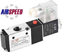 تصویر شیر برقی پنوماتیک 3/2 سایز 1/2 